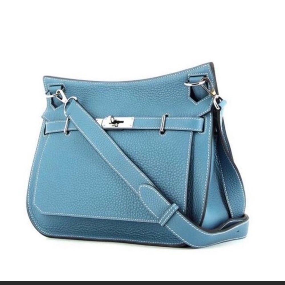 Hermès Jypsiere 28 Blue Clemence